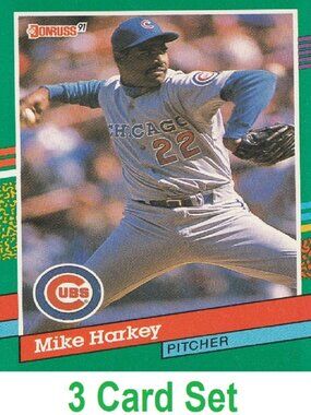 Mike Harkey Baseball Card Collection